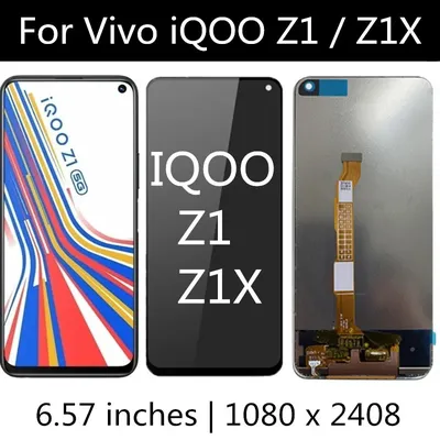 Remplacement de l'assemblage de l'écran tactile LCD pour VIVO IQOO Z1 5G V2012A V2012A
