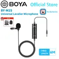 BOYA BY-M1S Lavalier Revers Microphone pour iPhone Mobile Smartphone PC Ordinateur Android DSLR