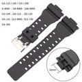 Bracelet de montre en caoutchouc et Silicone pour hommes 16mm noir Sport plongée Casio g-shock