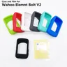 Wahoo – coque et Film de protection d'écran pour ELEMNT Bolt V2 étui en Silicone de qualité pour
