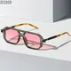 Lunettes de soleil carrées roses pour hommes mode vintage nuances rétro livraison directe