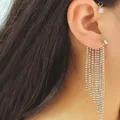 Boucles d'oreilles papillon en Zircon scintillant pour femmes bijoux à Clip sans strass Doux