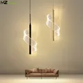 Plafonnier LED en Forme de Ruban Design Nordique Créatif Luminaire Décoratif d'Nik Idéal pour une