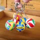 Porte-clés en PVC pour hommes bijoux de plage ballon de Football cadeaux tendance