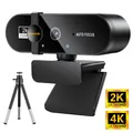 Webcam 4K 2K 1080P avec Microphone et Trépied Autofocus Mini Caméra Usb vers Ordinateur Full HD