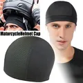 Casquettes de cyclisme à séchage rapide casque de sport noir bonnet à doublure intérieure