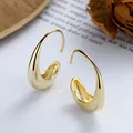 Boucles d'Oreilles Chic en Forme de Goutte d'Eau pour Femme Créoles Épaisses Géométriques en