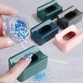 Boîte de rangement pour poudre à ongles boîte de rangement pour poudre recyclée Portable plateau
