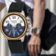 HNATUY – montre de sport à Quartz pour hommes étanche boîtier en acier inoxydable style luxueux