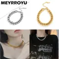 bijoux acier inoxidable femme MEYRROYU – ensemble de bijoux Punk en acier inoxydable pour femmes