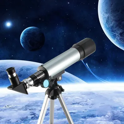 Télescope d'équilibrage professionnel avec trépied pour enfants monoculaire espace lunaire