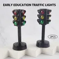 Mini panneaux de signalisation pour enfants veilleuse avec son LED jouets de sécurité pour