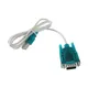 Convertisseur de câble USB noir vers RS232 RS-232(DB9) adaptateur Standard pour PC H052