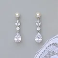 Boucles d'oreilles en moissanite coupe princesse de Rotterdam magnifiques boucles d'oreilles en