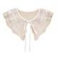 False Collar Embroidery Dickey Collar Venise Lace Up Neckline Detachable Collar DXAA