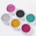 Poudre holographique à paillettes pour ongles Pigment chromé pour Nail Art Nail Art design de