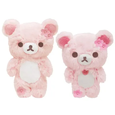 Peluche mignonne rose Sakura série Rilakkuma ours Korilakkuma sans fleurs jouets pour enfants