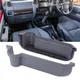 Boîte de rangement avec poches de porte 1 paire porte-gobelet gris pour Toyota Land Cruiser 70