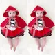 Jupe tutu pour nouveau-né fille costume et cape Everak petit chaperon rouge accessoire photo