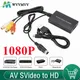 WvvMvv – adaptateur RCA /AV SVIDEO vers HDMI pour DVD HD TV STB compatible avec PS2/PS3