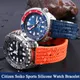 Bracelet de sport en Silicone pour hommes accessoire de plongée 20mm 22mm pour Citizen Seiko IWC