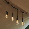 Tente avec Ampoule à l'ancienne Lanterne de Camping LED Lampe Lumière Ambiante Batteries De Charge