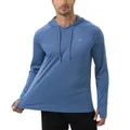 Sweat à capuche rafraîchissant à manches longues pour hommes chemises de pêche survêtement course