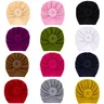 Chapeau turban à nœud pour bébé fille joli bonnet doux pour nourrissons 1-2T