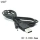 Câble d'alimentation de Charge USB A vers DC noir 5 volts 2.0X0.6 Mm 2.0x0.6 Mm 1m