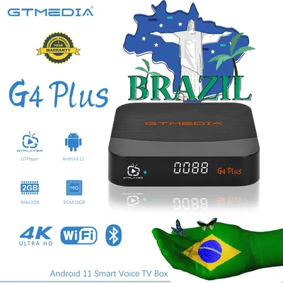 GTMEDIA-Android 11 TV Box GTFirst Amlogic S905W2 2 Go + 16 Go WiFi intégré 2.4G 5.8G + BT4.1