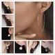 Boucles d'oreilles en forme de Triangle pour femmes bijoux en forme d'étoile de feuille en forme