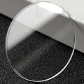 Verre de montre rond plat blanc épaisseur 1.2mm bonne qualité pièce de rechange en cristal lot