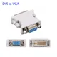 DVI-I 24 + 5 broches DVI vers VGA mâle vers femelle convertisseur vidéo adaptateur pour PC portable