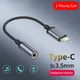 Adaptateur USB Type-C vers Jack 3.5mm 3.5mm pour Samsung S24 M54 5G S23 S24 + Oneplus 12 11r One