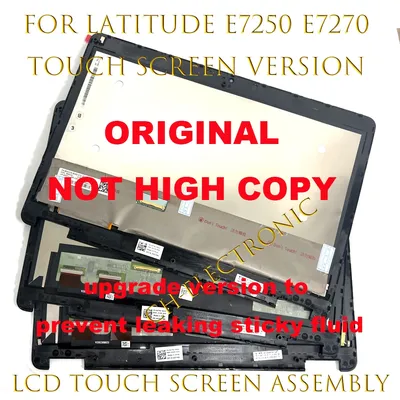 Ensemble écran tactile LCD LED de remplacement avec châssis pour ordinateur portable DELL Latitude