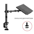 DL-M051LP 400MM recommande Réglable Laptop Holder Stand Universal Rotating Laptop Tray Monitor Desk