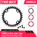 PASS QUEST-Roue à chaîne ronde pour vélo Sram X0 X7 X5 X9 32-48T 12 S 12 vitesses 104 BCD