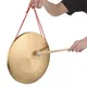 Cymbales Gong à main en laiton cuivre chapelle opéra PerSCH marteau de jeu rond 15cm 22cm