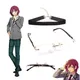 Ensemble Stars Saegusa Ibara Anime Cosplay lunettes sans monture lunettes de soleil accessoires