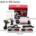 Mini console de jeux AnjNintend 500 jeux 8 bits version américaine 500 en 1