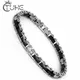 Bracelet en céramique exquis pour filles design romantique cristal CZ acier inoxydable bracelet