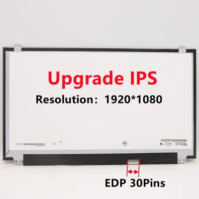 Écran LCD fin pour ordinateur portable mise à niveau FHD IPS 15.6 30 broches NT156FHM N41