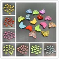 30 pièces en acrylique Transparent papillon bijoux mignons accessoires DIY perles en vrac