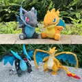 Peluche Pokémon Mega Q Shiny Charizard XY bleu et jaune dessin animé beurre doux 4 styles