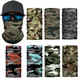 Masque facial de cyclisme Camouflage pour hommes et femmes foulard militaire tactique guêtre de