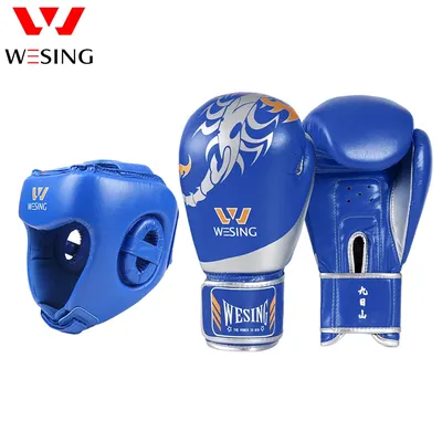 Wesing-Gants de boxe avec équipement de sauna équipement de protection MMA muay-thaï 10oz