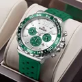 Montres de sport étanches pour hommes montre-bracelet chronographe militaire vert fantôme montres