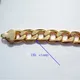 GoldGF – collier en chaîne à mailles fines pour homme couleur unie 18 k finition authentique