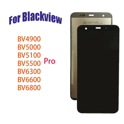 Bloc écran tactile LCD pour Blackview BV4900 BV5000 BV5500 BV6 femelle BV5100 BV6300 BV6800 Pro