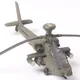 Hélicoptère d'Avion Militaire en Métal Moulé Sous Pression Modèle Boeing AH-64 Apache Souvenir de